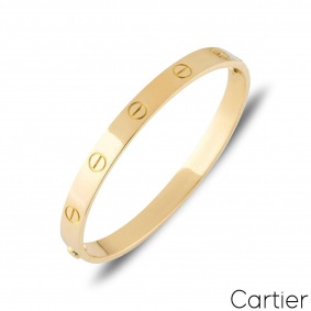 Cartier Yellow Gold Love Bracelet Size 19 B6035519 Cartier Yellow Gold Love Bracelet Size 19 B6035519
